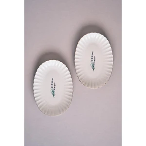 Kütahya Porselen Tiny Miny 2 Parça 28 cm Kayık Tabak