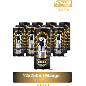 Black Bruın Mango Aromalı Enerji Içececeği 250ML x 12'li