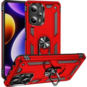Xiaomi Poco F5 Kılıf Vega Yüzüklü Standlı Tank Kapak