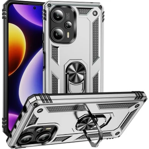 Xiaomi Poco F5 Kılıf Vega Yüzüklü Standlı Tank Kapak