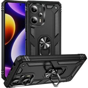 Xiaomi Poco F5 Kılıf Vega Yüzüklü Standlı Tank Kapak