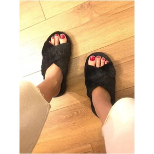 Kadın Tüylü Ev Terliği Cprz