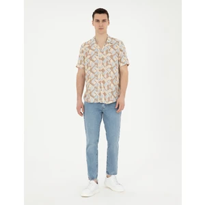 Pierre Cardin Erkek Açık Mavi Tapered Fit Jean Pantolon 50285120-VR095