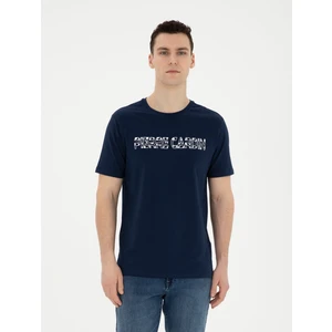 Pierre Cardin Erkek Lacivert Regular Fit Tişört 50280953-VR033