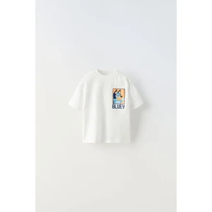 The Champ Bluey T-Shirt Erkek Çocuklar İçin Oyunbaz Tasarım Yumuşak Pamuk Uzun Kol