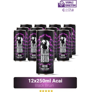 Black Bruin Açaili Enerji İçeceği 12 x 250 ml