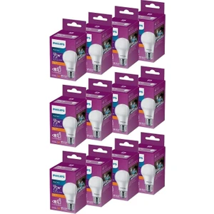 LED 13W Ampul 3000K Sarı Işık 12'li