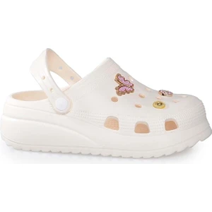Sonımıx EZ129.01 Zenne Yüksek Crocs - Bej - 38