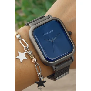 Dikdörtgen Mıknatıslı Kadın Kol Saati FC.13295H