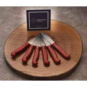 Üzüm Bıçakçılık Meşhur Kahramanmaraş Üzüm 6'lı Set 2 No Genel Mutfak Bıçağı 19CM