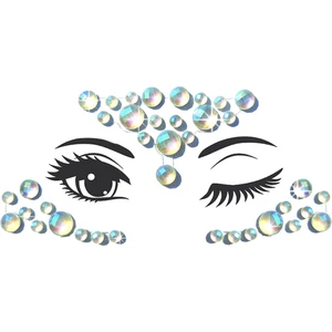 Bear & Pear Fiesta Karanlıkta Parlayan Yapışkanlı Yüz Makyaj Taşı Festival Face Gems