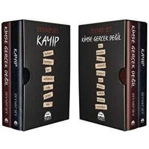 Kimse Gerçek Değil - Kayıp - 2 Kitap - Zeynep Sey