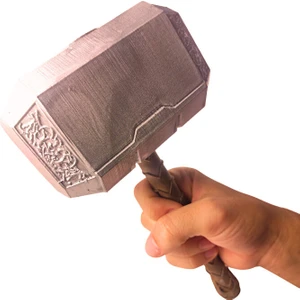 Thor'un Çekici Mjolnir ve Stand Marvel Thor Çekiç - Büyük Boy