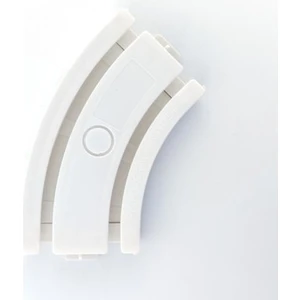 Aklan Yapı Perde Rayı Korniş Dönüşü 2 Kanallı  45 Derece