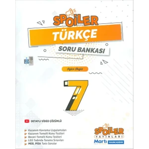 Spoiler Yayınları 7. Sınıf Türkçe Soru Bankası