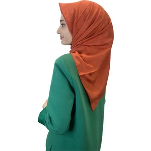 Jakarlı Monogram Eşarp, Piramit Monogram, Desenli Eşarp 01009