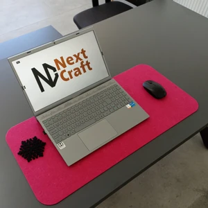 Next Craft Çalışma Masası Düzenleyici Keçe Bilgisayar Mouse Pedi Masa Üstü Düzenleyici Mat 70X32 cm