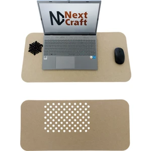 Next Craft Çalışma Masası Düzenleyici Keçe Bilgisayar Mouse Pedi Masa Üstü Düzenleyici Mat 70X32 cm