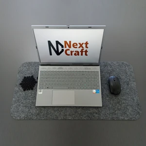 Next Craft Çalışma Masası Düzenleyici Keçe Bilgisayar Mouse Pedi Masa Üstü Düzenleyici Mat 70X32 cm