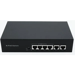 PS6M-42EE 4 Port Poe + 2 Port Uplink Switch 55W