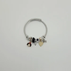 Ozgurca Aksesuar Uğur Böceği Çelik Pandora Bileklik