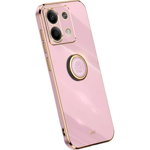 4U Sky Xiaomi Redmi Note 13 Pro 4g Kılıf Elektro Kaplama Tpu Kapak, Kickstand-Mor Için (Yurt Dışından)