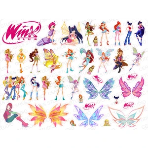 Ceres Studio Winx Club Sticker Etiket Çıkartma 2 Sayfa 92 Etiket