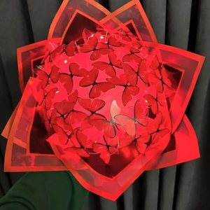 LED Işıklı Kelebek Buketi