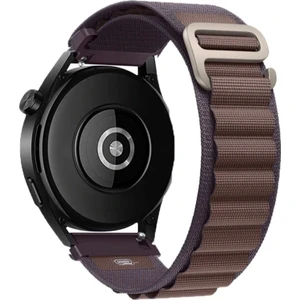Cover Center Xiaomi Mi Watch Yuvarlak Kasa Uyumlu 22MM Uyumlu Kordon Alpine Loop Bez Kordon 22MM