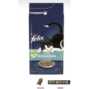 Felix Sensations Somonlu Sebzeli Kedi Kuru Maması 2kg