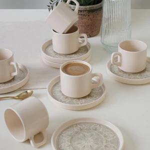 Groundlace Stackable Çay Takımı 12 Parça 6 Kişilik 21501