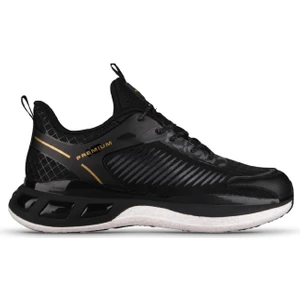Swiftrunner Pro 5.0 Erkek Bağcıklı Siyah Yürüyüş Ayakkabısı