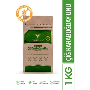 Tam Tarım (Glutensiz) Çiğ Karabuğday Unu 1 kg