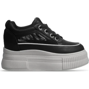 M.P.Metroglam High-Top 8.0 Kadın Bağcıklı Siyah Sneaker