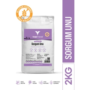 Tam Tarım Glutensiz Sorgum Unu 2 kg – Yüksek Lifli, Bitkisel Protein ve Antioksidan Bakımından Zengin Sağlıklı Un