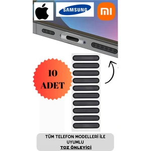 Vip Case 10 Adet Cep Telefonu Hoparlör Toz Önleyici Koruma Sticker Toz Bandı