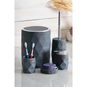 Astoria 5 Parça Banyo Seti - Gri