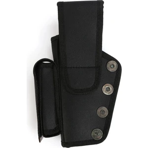 Siyah Asker Tabanca Kılıfı 9 mm Çıt Çıtlı