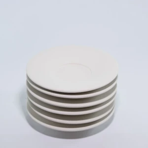 (Ham Ürün) 6 Li 12 cm Fincan Tabağı Seramik Bisküvi (Ham Ürün)