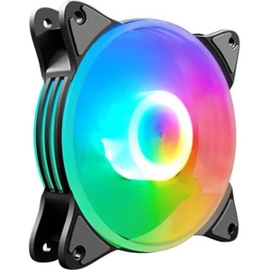 Coolmoon - 12CM Rgb Kasa Fanı Işıklı Renkli Fan 12V 6pin Bağlantı - ( Kontrolcü Olmadan Çalışmaz )