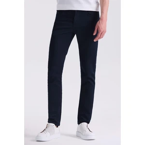 Lacivert Slim fit Pamuklu Jean Kot Pantolon