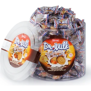 Dr. Milk Karamelli Şeker 1000 Gr. Silindir (1 Kutu)