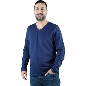 Erkek Cotton V Yaka Uzun Kollu Tişört