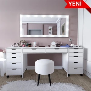 Duru Makyaj Masası Seti- 200 cm