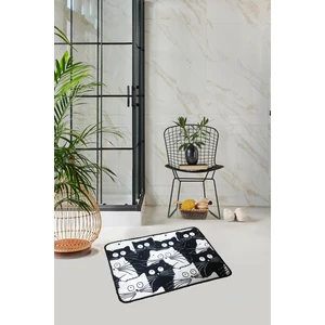 Chilai Home White Cats Djt 40X60 Cm Banyo Paspası