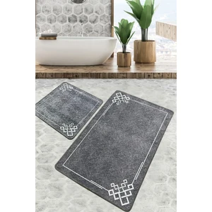 Chilai Home Olita Banyo Halısı Djt 2 Li Set Banyo Halısı Paspas Yıkanabilir Kaymaz