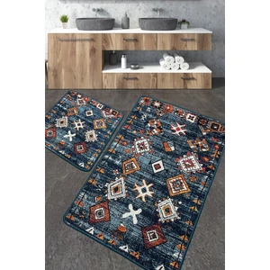 Chilai Home Ressal Banyo Halısı Djt 2 Li Set Banyo Halısı Paspas Yıkanabilir Kaymaz