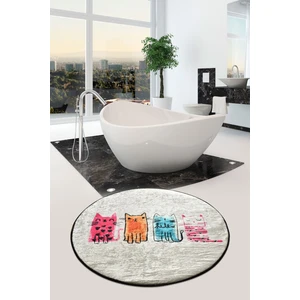 Chilai Home Baby Cats Djt Çap 100 Cm Banyo Halısı