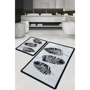 Hoja Banyo Halısı 2'li Set 60x100 Cm - 50x60 Cm Djtbanyo