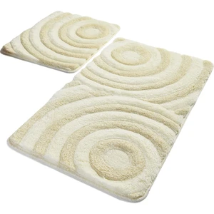Chilai Home Wave Ekru 2 Li Set Banyo Halısı Akrilik